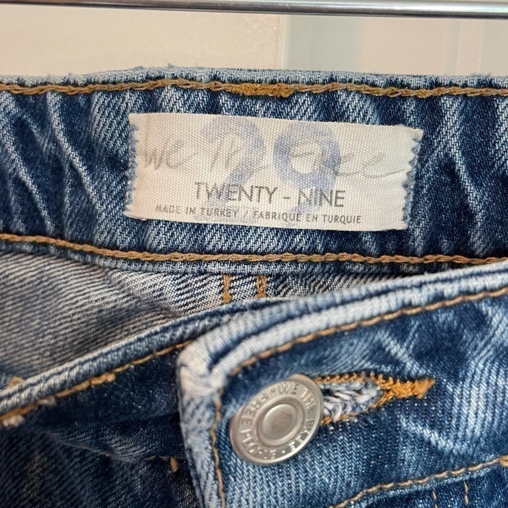 Free people straight high rise distressed jeans 29 - Picture 5 of 9